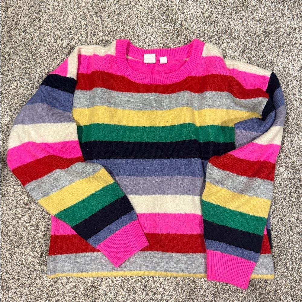 GAP Kids Vibrant Striped Sweater DRESS